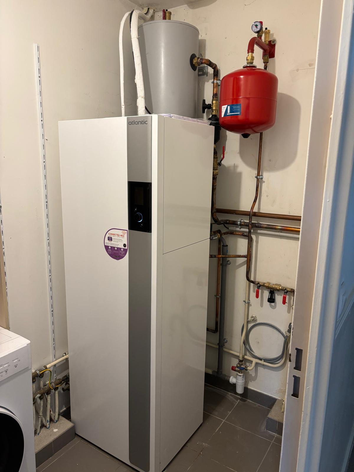 Installation chauffage et chaudière dans l'Ain — chantier 1