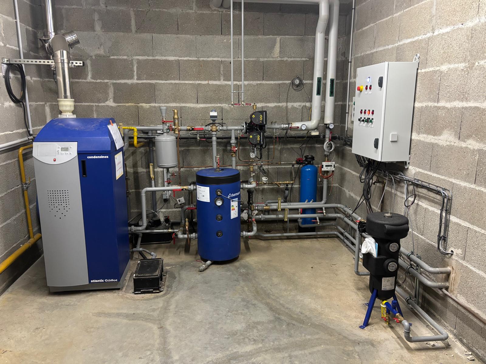 Installation chauffage et chaudière dans l'Ain — chantier 3